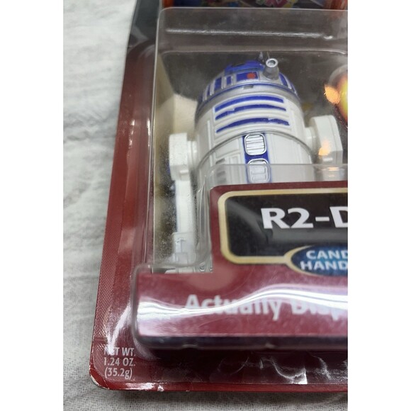 R2-D2 Star Wars Episode 1 M&M's Candy Hander Hasbro Cap Candy Dispenser Sealed - Picture 8 of 9